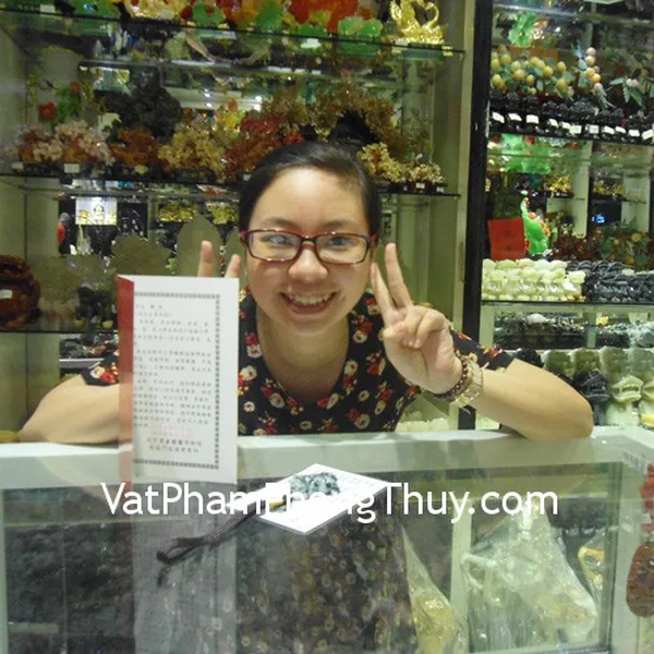 Chị Trúc - khách hàng mua tỳ hưu ngọc Phỉ Thúy S957-4767