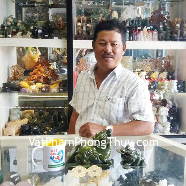 Anh Toàn - khách hàng mua Tỳ hưu Lam ngọc GM014, Thiềm thừ lam ngọc GM025, Tiền hoa mai liền CC1139