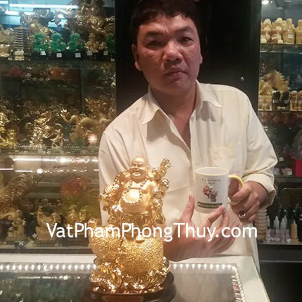 Anh Duy - Khách mua Phật di lạc quả đào vàng trên hồ lô vàng G152A