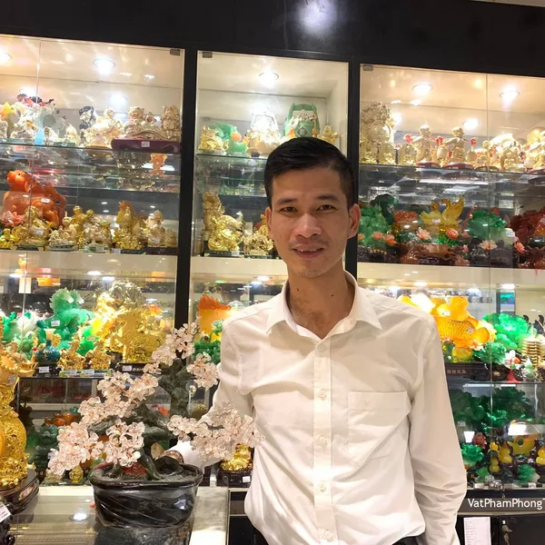 Anh Lai -Khách hàng mua  Cây tài lộc gốc đẹp thạch anh trắng KC080.