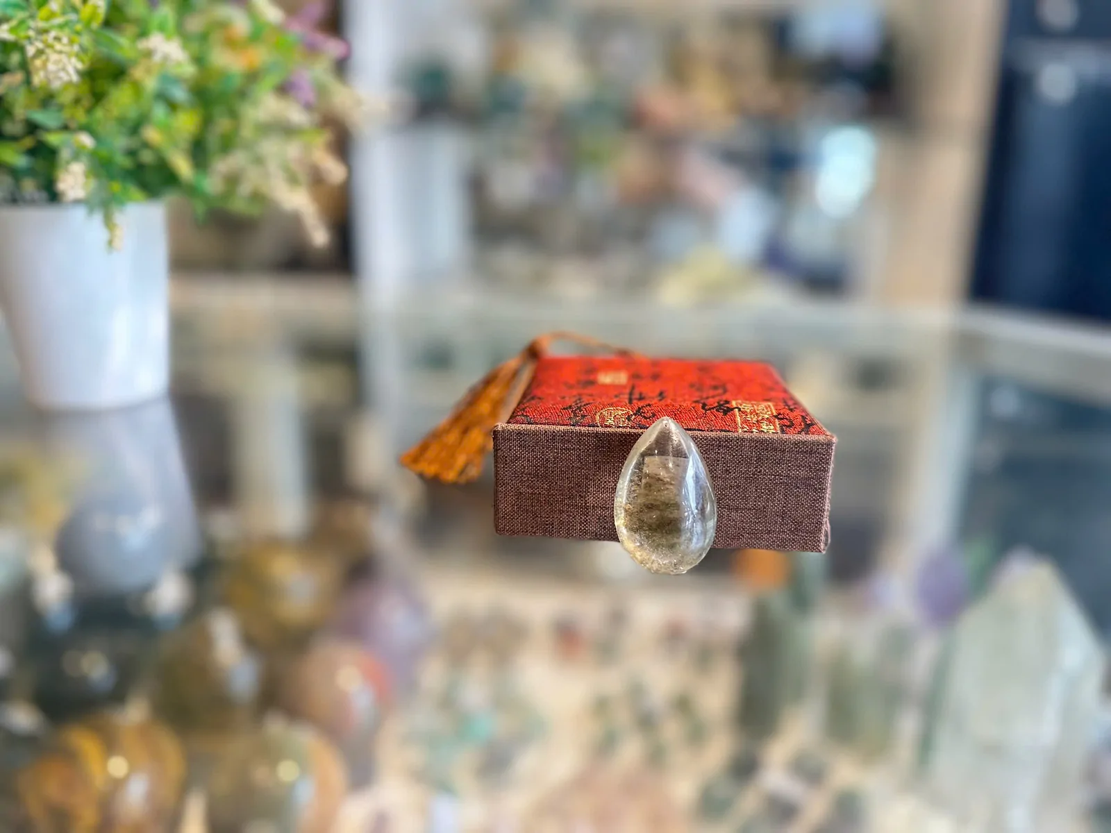 Mặt thạch anh ưu linh xanh S867-S3-4250