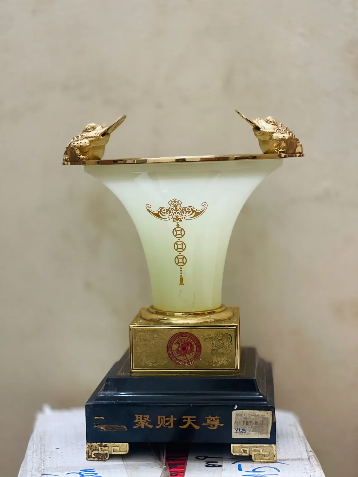 Lọ tụ tài thiên tôn thanh ngọc Y329