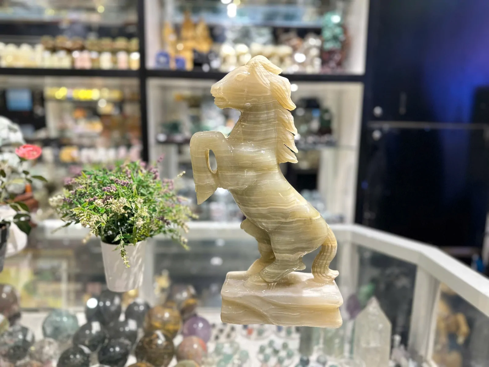 Ngựa đá Cẩm Thạch AN-CT