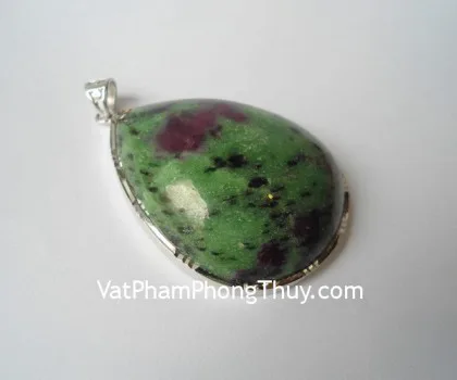 Mặt đeo cổ Phật Di Lặc vân xanh (27.3g) S6627-S4-2675