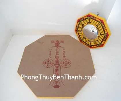Bát quái bọc nhôm vàng lõm nhỏ- 5in FK1205