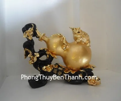 Hồ lô phước lộc vượng tài vàng Y271