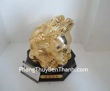 Thiềm thừ tụ bảo kim thiềm vàng Y088