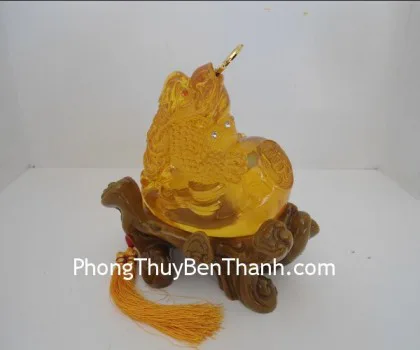 Thiềm thừ chiêu tài như ý lưu ly và xanh ngọc FY074