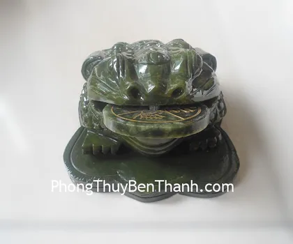 Thiềm thừ vàng đế gỗ vuông - chiêu tài tấn bảo, bát phương chiêu tài FA106