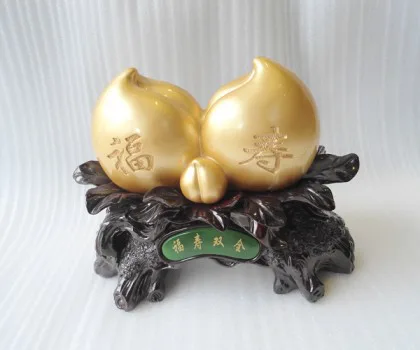 Đào tiên vàng đế gỗ - phước thọ song toàn A255