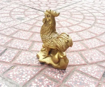 Gà đồng đứng trên vàng nhỏ D252