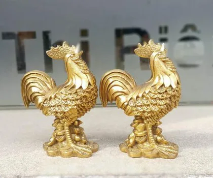 Gà đồng đứng trên vàng nhỏ D252