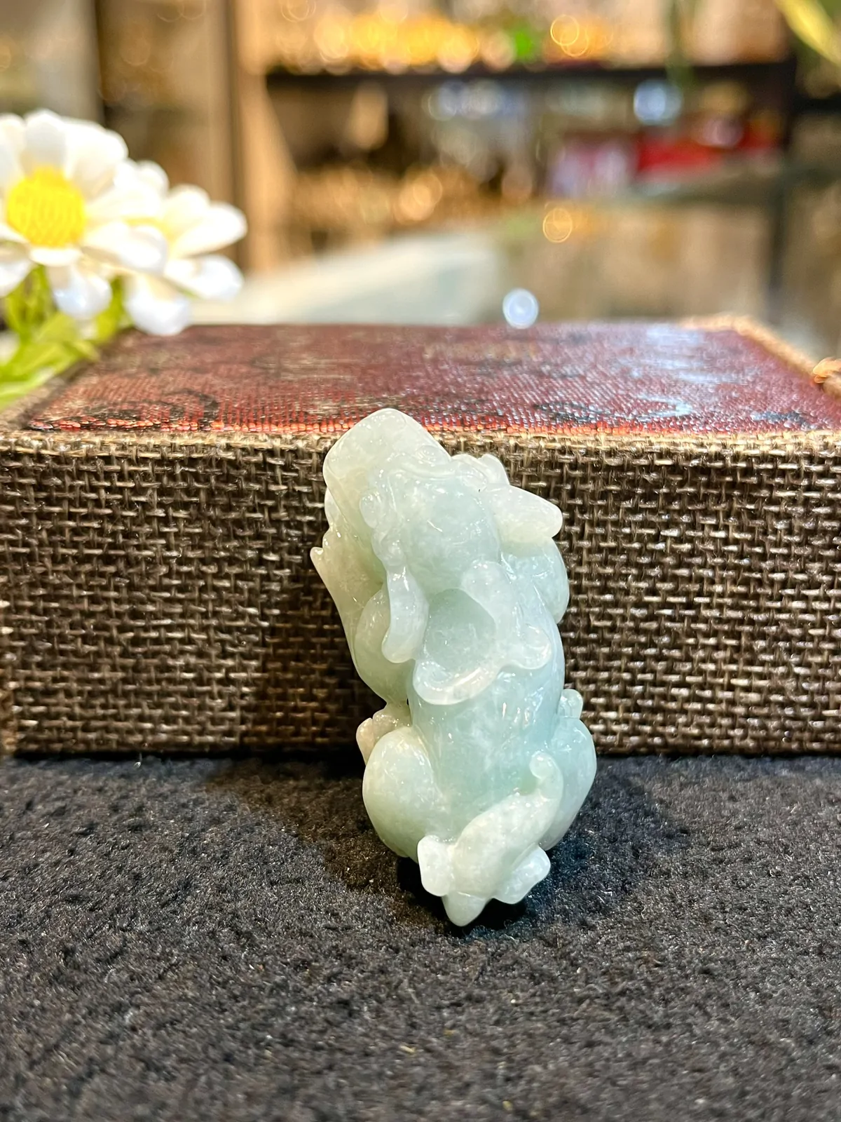 Tỳ hưu ngọc phỉ thúy xanh siêu cấp A++++++ (GCN 017588 - 26.04g) S6898-S5-7265