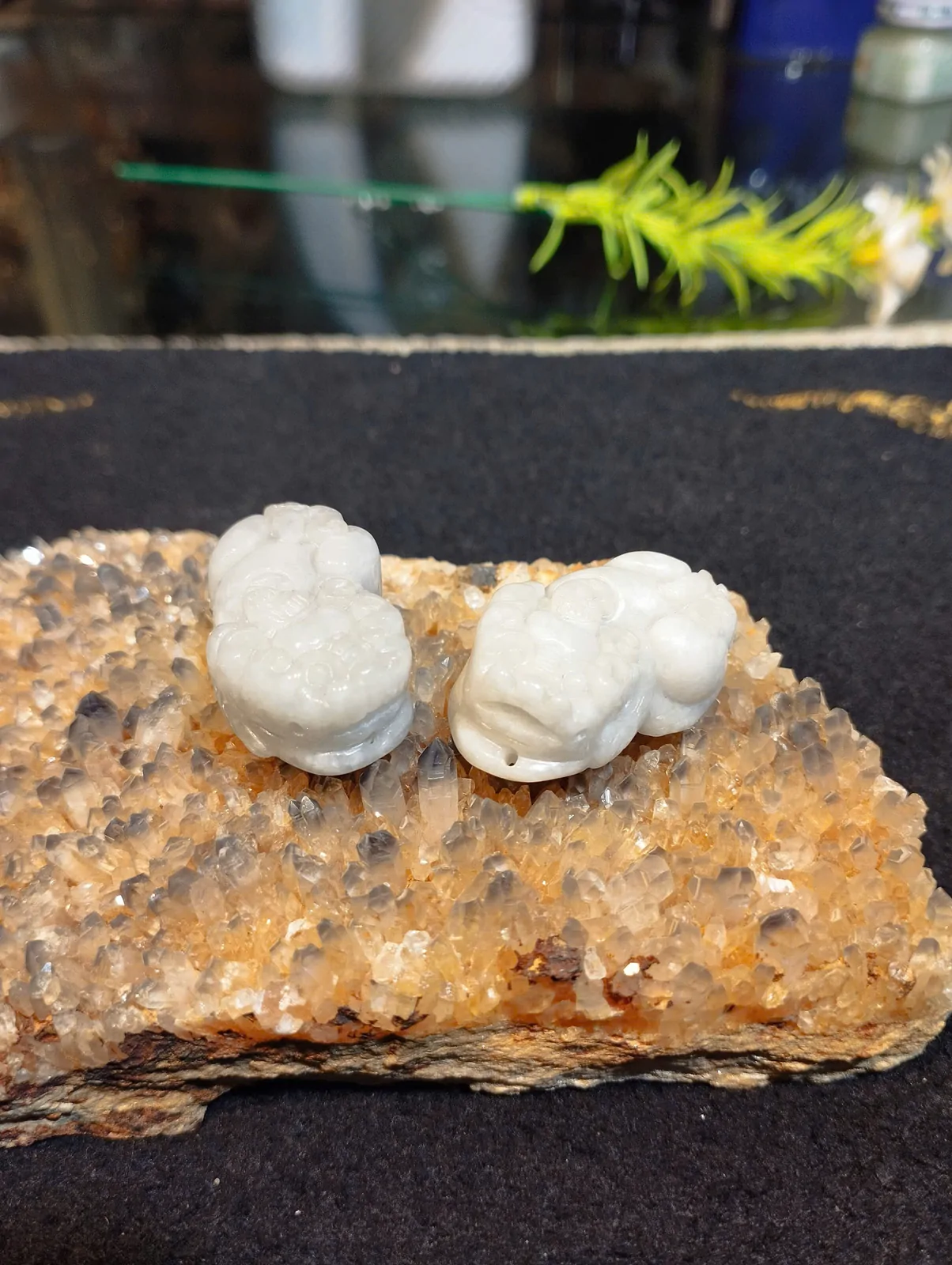 Tỳ Hưu ngọc Phỉ Thúy dáng nằm S6318
