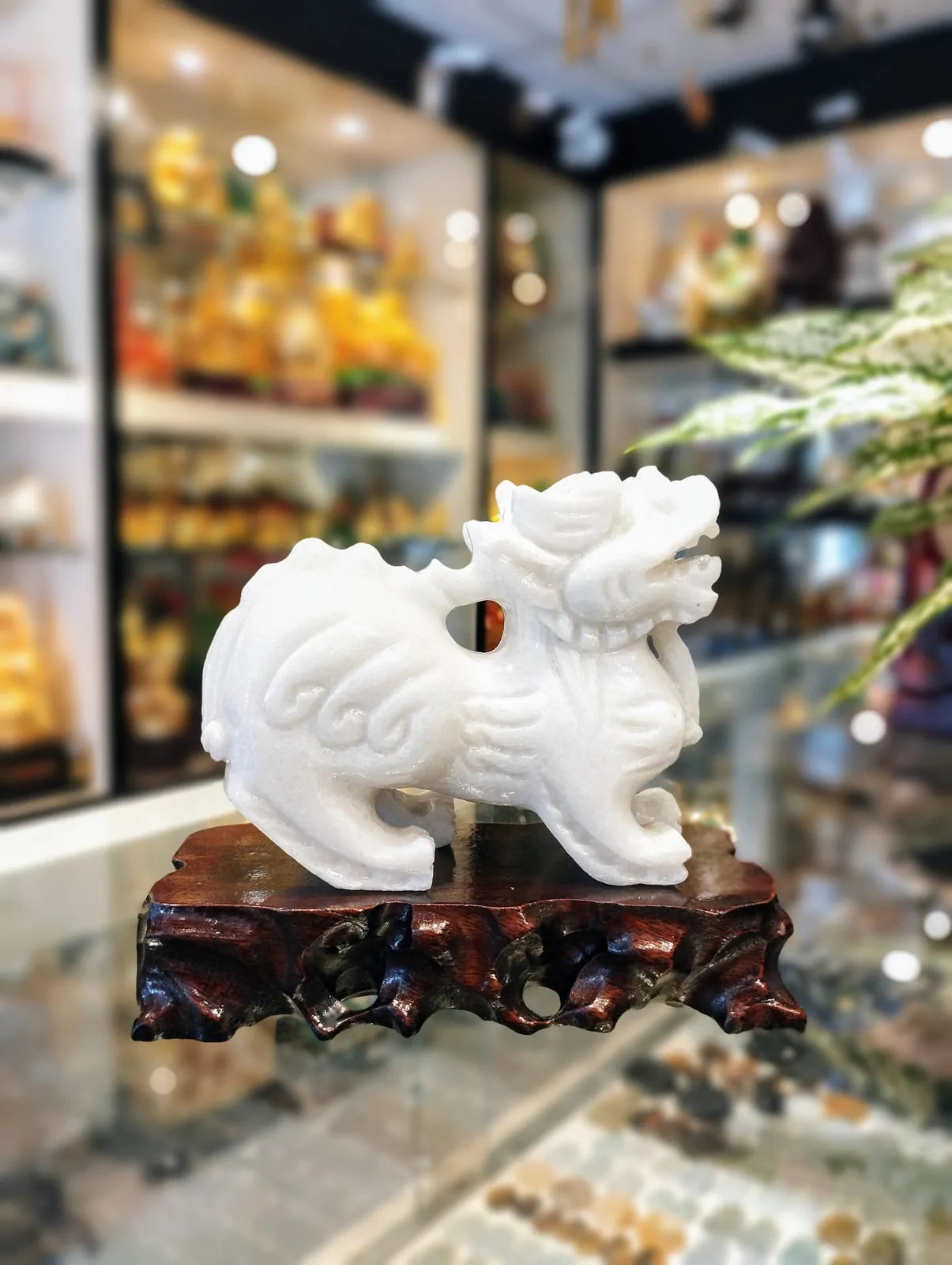 Tỳ hưu Bắc Kinh trắng trung BKT-M