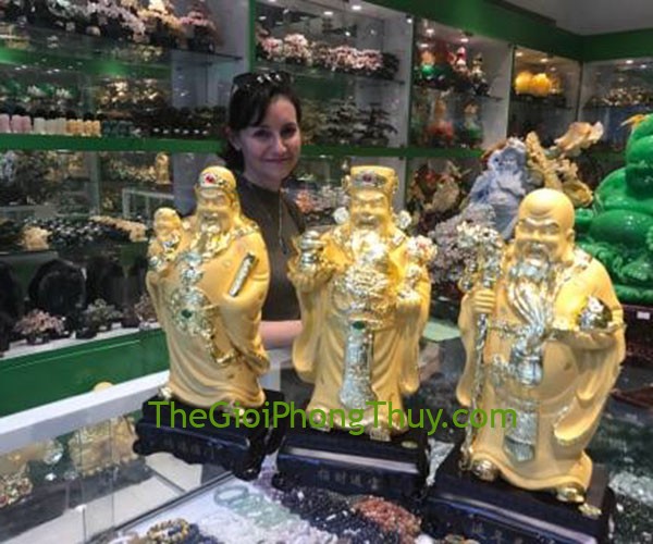 Chị Đào- Khách mua Bộ tam đa vàng sa kim để đen -hồng phước lâm môn, chiêu tài tấn bảo, nghịch niên ích thọ FK172M