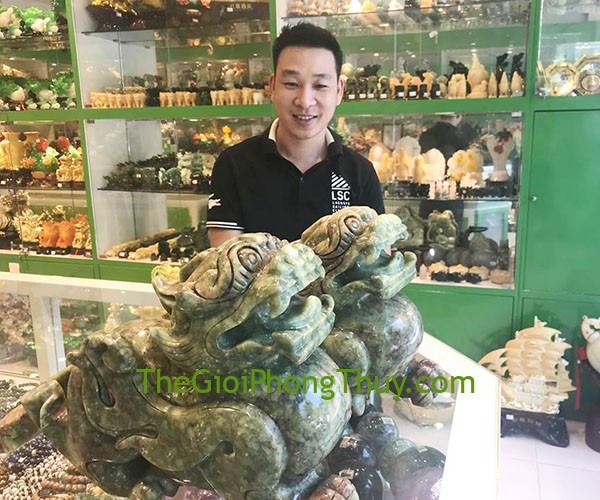Anh Dũng - Khách mua Tỳ hưu tiêu ngọc xanh huyết khủng FGM159