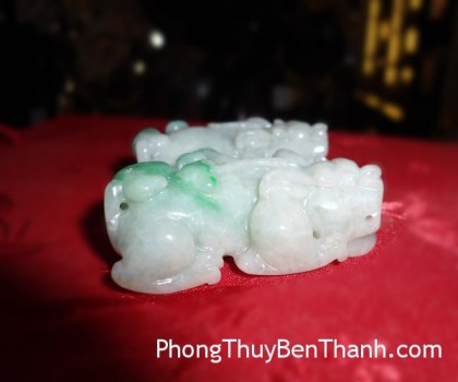 Tỳ hưu tài nguyên cuồn cuộn xanh đậm FY033