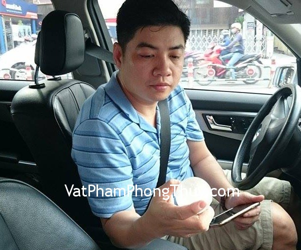 Anh Bình - Khách hàng mua Quả cầu thạch anh trắng M188