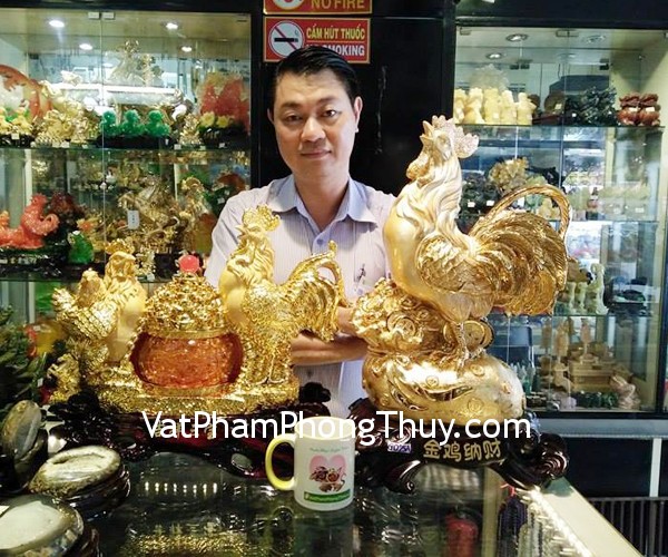 Anh Hùng - Khách hàng mua Gia đình gà vàng G003A và Gà vàng đứng lớn G025A