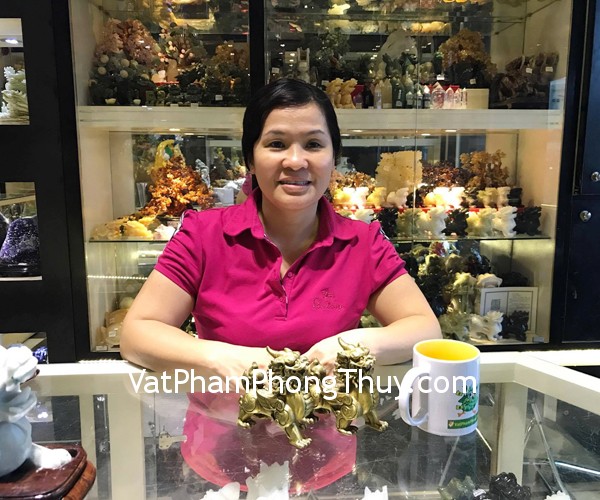 Chị Linh - khách hàng mua Cặp Tỳ hưu đồng D211