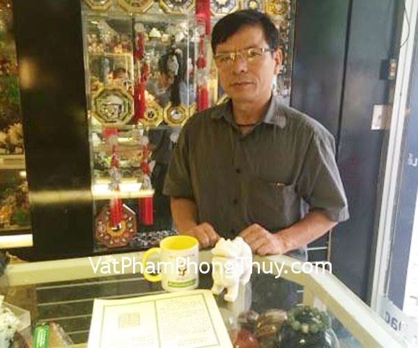 Chú Thế- khách hàng mua Tỳ Hưu Bắc Kinh trắng trung BKT-M
