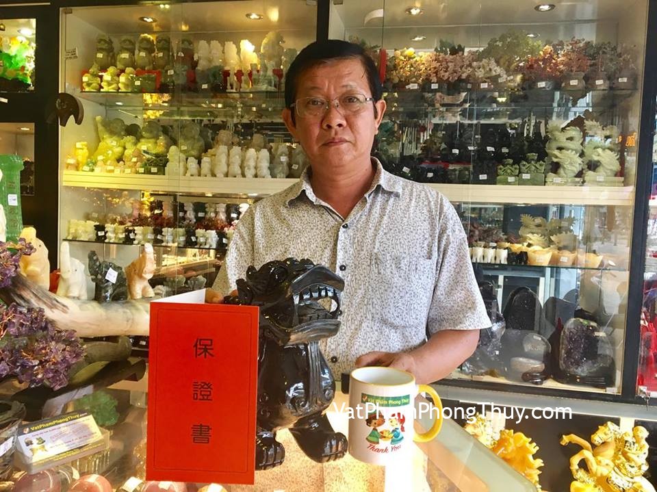 Chú Dũng - khách hàng mua Tỳ Hưu Bắc Kinh đen khủng BKD-L