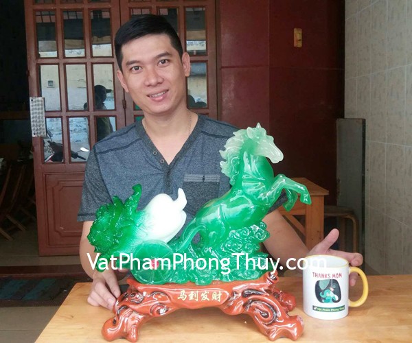 Anh Vương - khách hàng mua Ngựa xanh kéo cải LN122